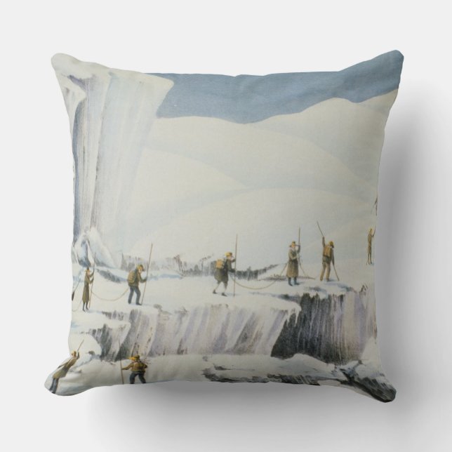 Coussin Aspect fréquent de la glace avec des ponts de Sno (Recto)
