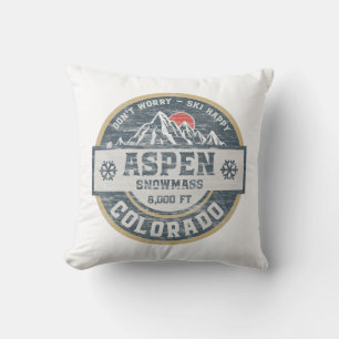 Coussin Aspen Colorado Montagnes Rocheuses Le Camping Rand
