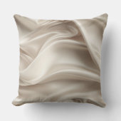Coussin Assez Champagne Or Romantique Faux Satin  (Recto)