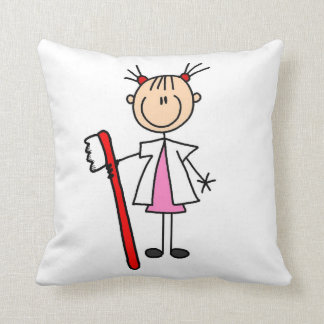 Coussin Assistant dentaire avec la brosse à dents