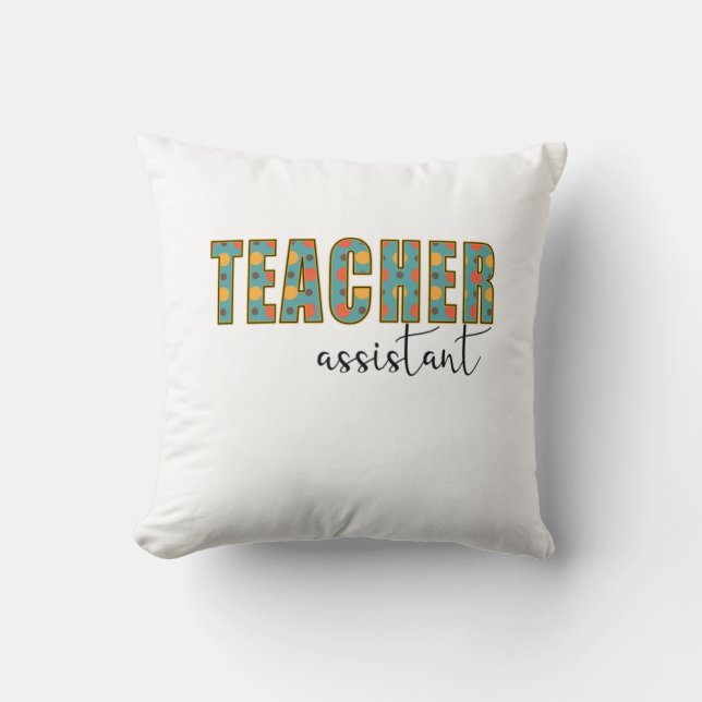 Coussin Assistant enseignant en art (Recto)
