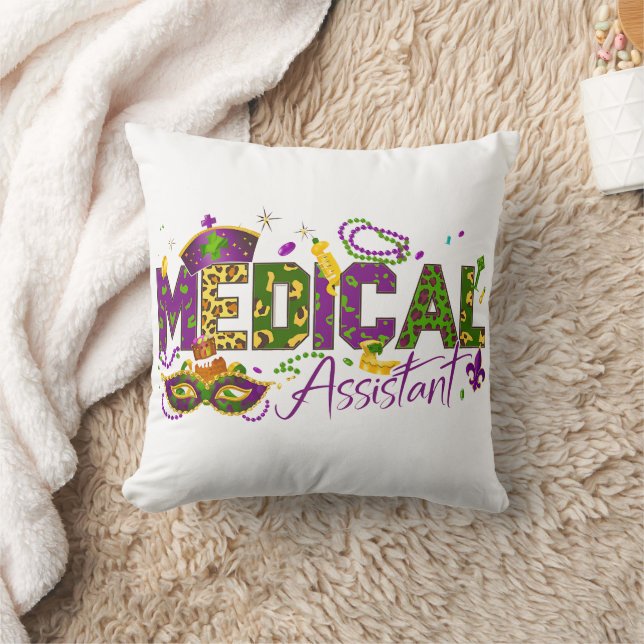Coussin Assistant Médical - Mardi Gras (Couverture)