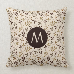 Coussin Asstd laisse Gld Brwns Crm RPT Ptn (personnalisé)