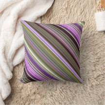 Astres Violets Sauvages Rayure violette et verte