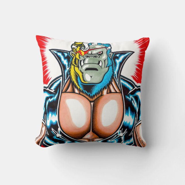 Coussin Astro Creeps™ : Garganta™ (Recto)
