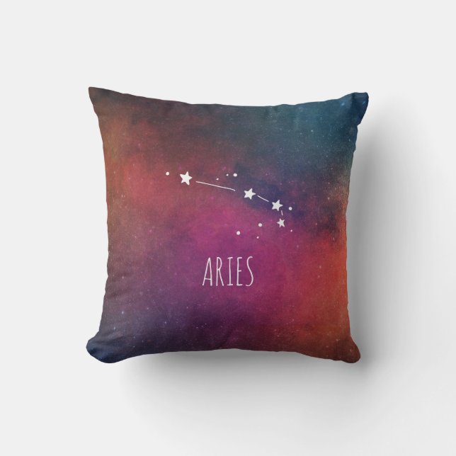 Coussin Astrologie de Constellation Aries (Recto)