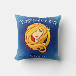 Coussin Astrologie Horoscope Vierge Jeu Décoratif P
