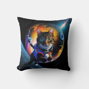 Coussin Astronaut Cat Cushion