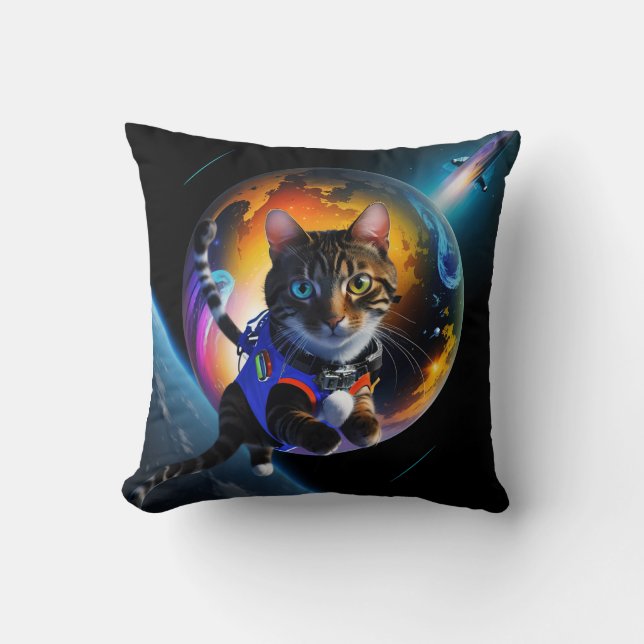 Coussin Astronaut Cat Cushion (Recto)
