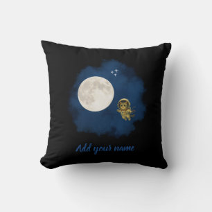 Coussin Astronaut Cat Throw Pillow