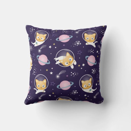 Coussin Astronaut de chat mou (Verso)