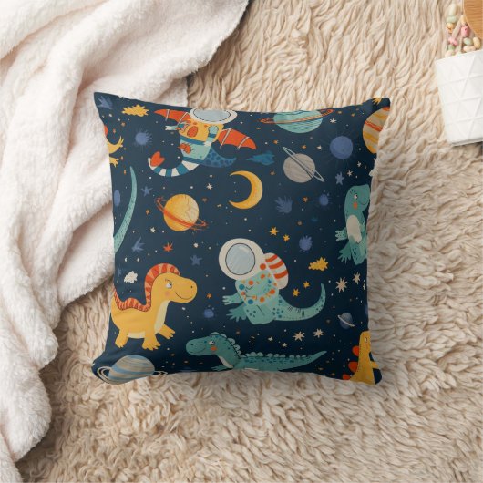 Coussin Astronaut Dino Funny (Couverture)
