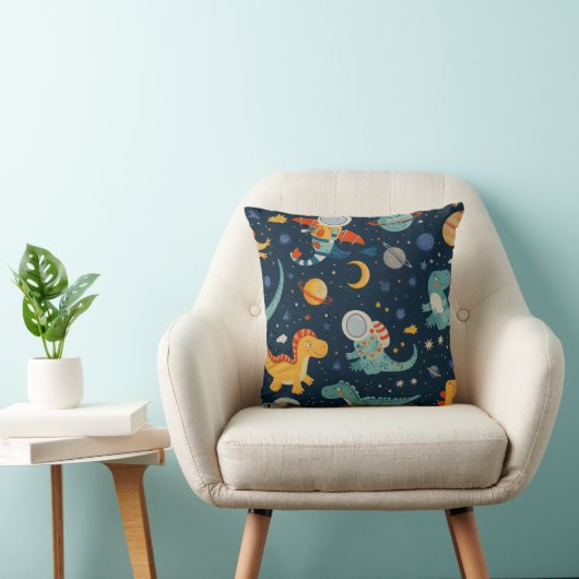 Coussin Astronaut Dino Funny (Chaise)