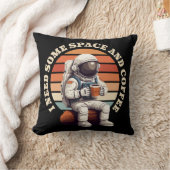 Coussin Astronaute buvant du café (Couverture)