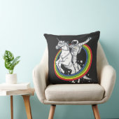 Coussin Astronaute chevauchant une licorne (Chaise)