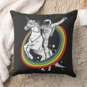 Coussin Astronaute chevauchant une licorne (Couverture)
