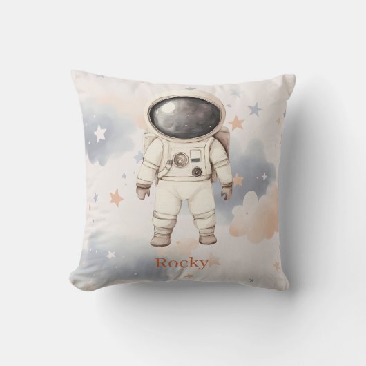 Coussin Astronaute de l'espace amusant pour enfant (Recto)