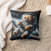 Coussin Astronaute de l'Ours en peluche de l'espace extra- (Couverture)