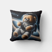 Coussin Astronaute de l'Ours en peluche de l'espace extra- (Recto)