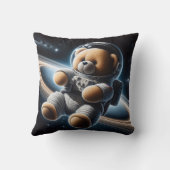 Coussin Astronaute de l'Ours en peluche de l'espace extra- (Verso)