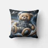Coussin Astronaute de l'Ours en peluche de l'espace extra- (Recto)