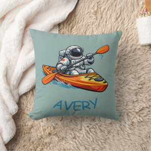 Coussin . Astronaute en kayak
