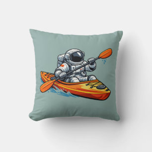 Coussin . Astronaute en kayak
