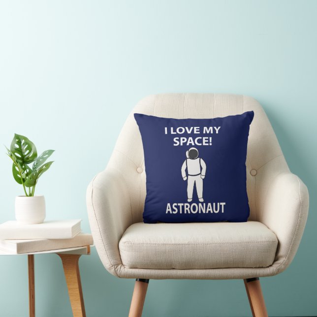 Coussin Astronaute J'aime Mon Espace Astronaute (Chaise)
