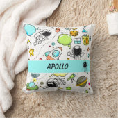 Coussin Astronautes de l'espace galactique (Couverture)