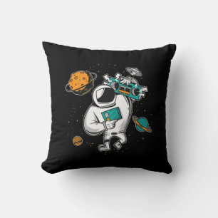 Coussin Astronomie Lune Musique Lover Radio Space Univers