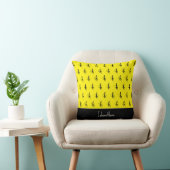 Coussin Athlète Silhouette Motif, Art Africain (Chaise)