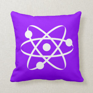 Coussin Atom violet violet