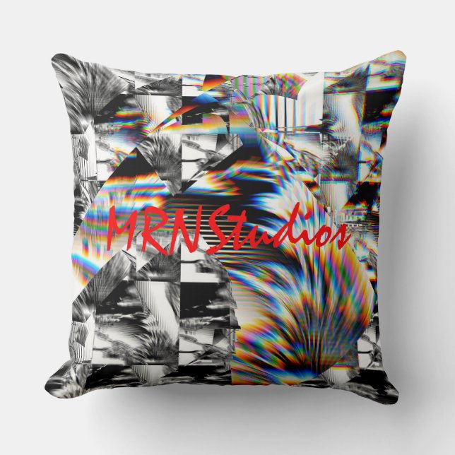 Coussin Attaque arc-en-ciel (Recto)