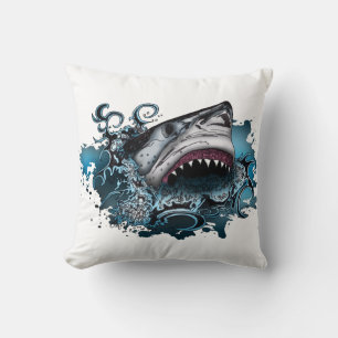 Coussin Attaque de requins