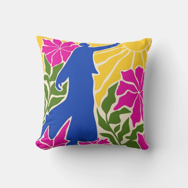 Coussin Atteindre au-delà des limites (Recto)
