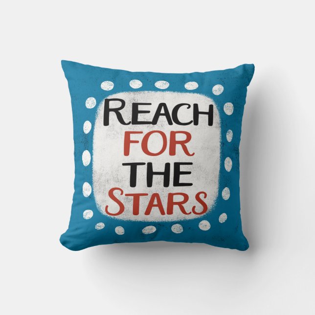Coussin Atteindre Pour L'Oreiller Étoiles (Recto)