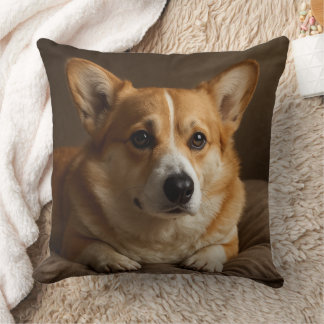 Coussin Attentive Corgi