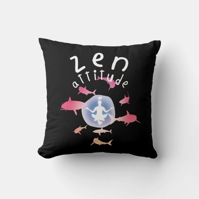 Coussin Attitude zen (Recto)