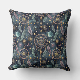 Coussin Attrape-rêves céleste magique motif nuit étoilée