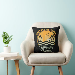 Coussin Attrapez la vague d'été