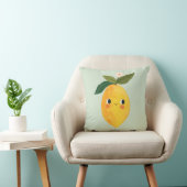 Coussin au citron souriant - Nourriture aux fruits (Chaise)
