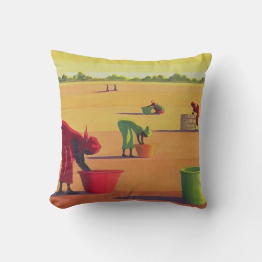 Coussin Au delà du 1998 pâle (Recto)