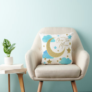 Coussin Au-Dessus De La Lune Baby Boy Nursery