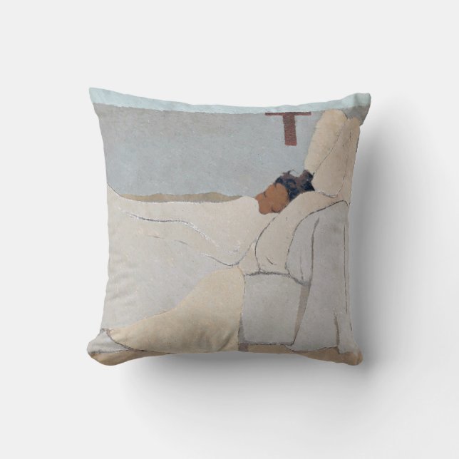 Coussin Au lit, Édouard Vuillard (Recto)