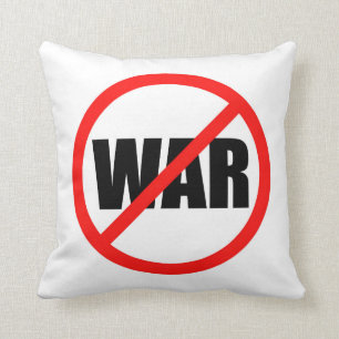 Coussin Aucun symbole de guerre