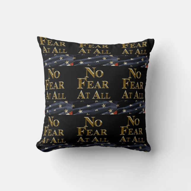 COUSSIN AUCUNE PEUR DU TOUT (Recto)