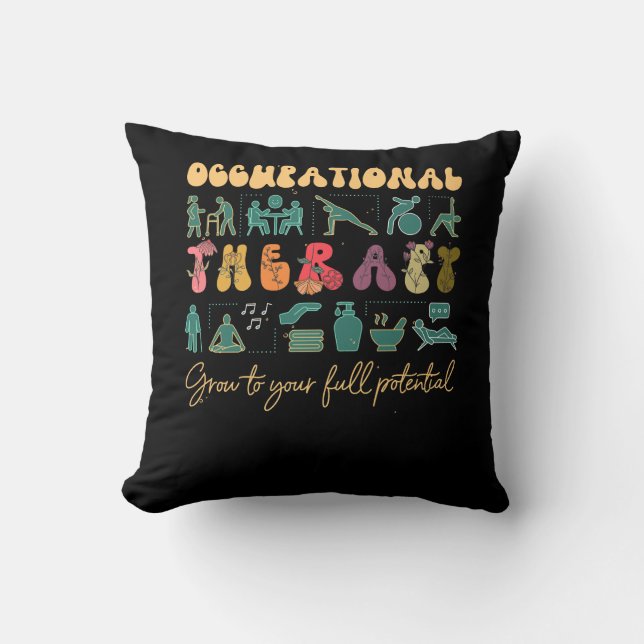 Coussin Augmenter Jusqu'À La Thérapie Professionnelle Pote (Recto)