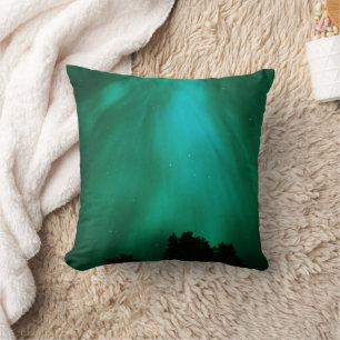 Coussin Aurore Boréale de Nuit Ontario, Canada