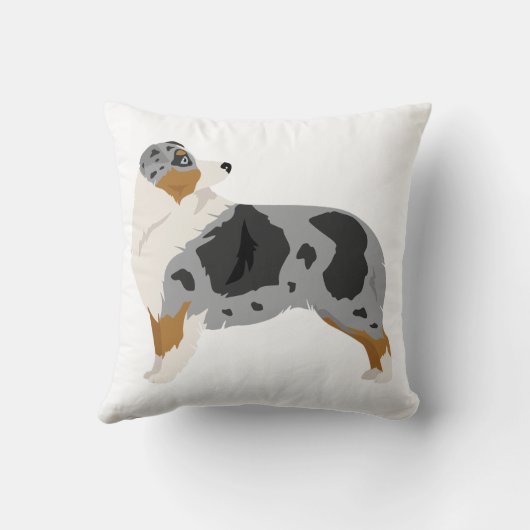 Coussin Aussie. Berger australien (Verso)