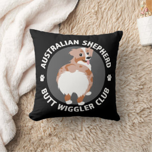 Coussin Australian Shepherd Butt Wigglers Club - Red Merle